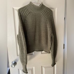 Chunky knitted sweater